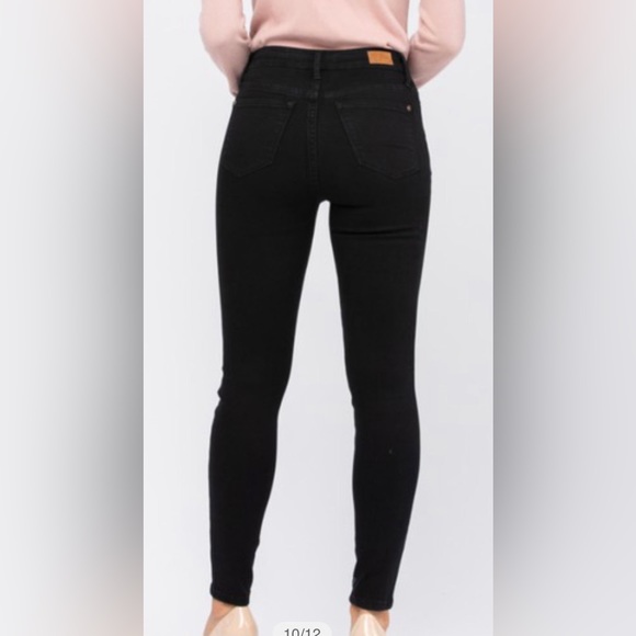 Judy Blue Black Denim - Picture 3 of 7